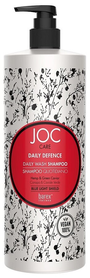 Barex шампунь JOC CARE Daily Defence для ежедневного применения с коноплей и зеленой икрой