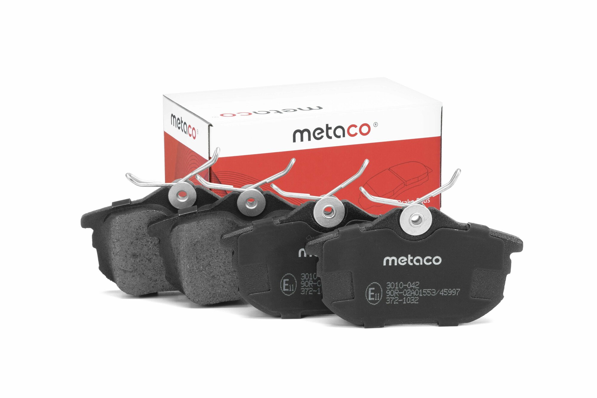 Колодки тормозные задние дисковые к-кт Metaco 3010-042
