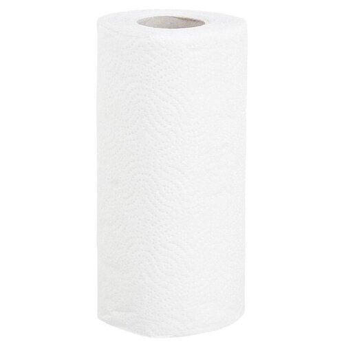 Купить Полотенца бумажные Luscan Economy 2-слойная белые 4 рулона по 12.5 метров, 1052057, JOY LAND, белый, первичная целлюлоза, Туалетная бумага и полотенца