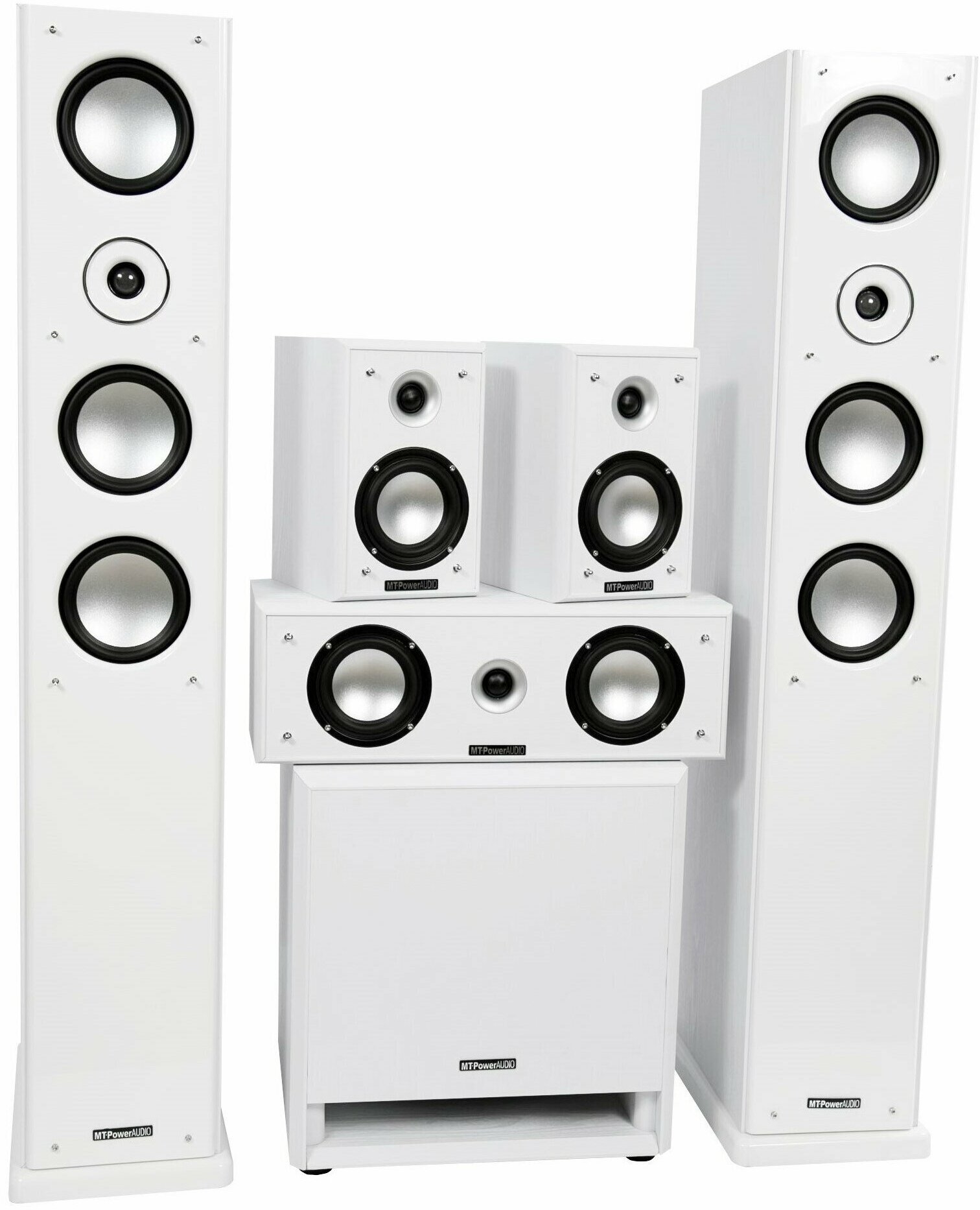 Комплект акустики MT-Power Elegance-2 white set 5.1