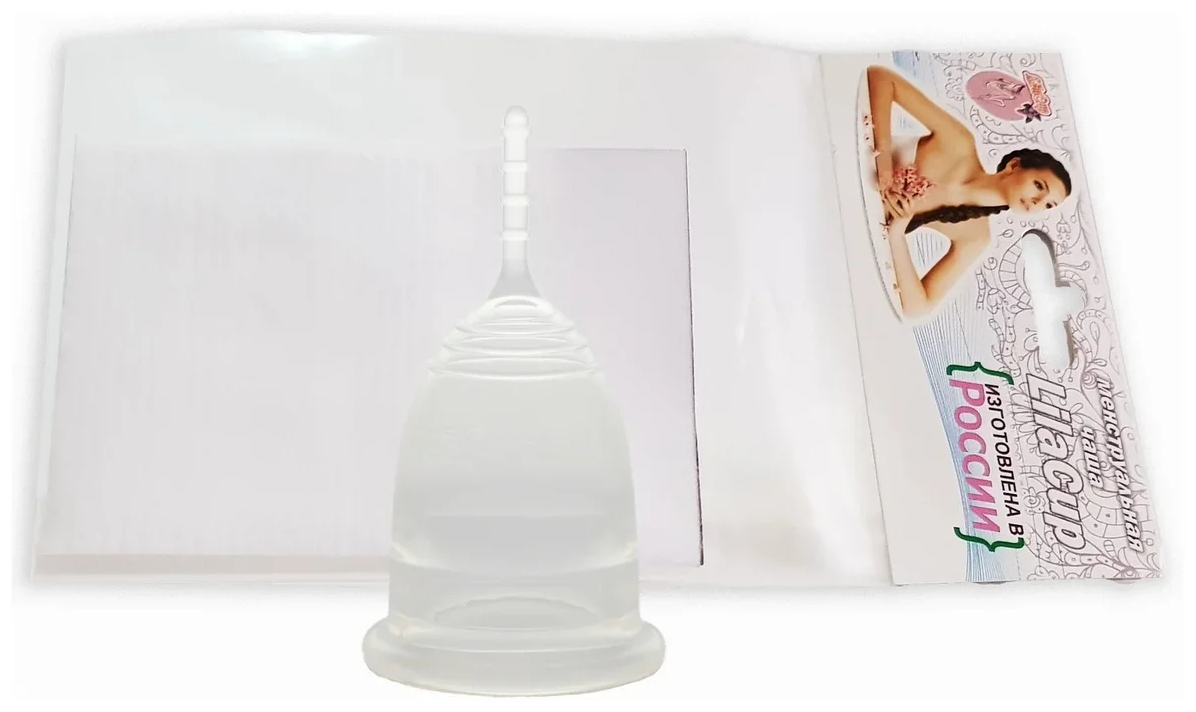 Менструальная чаша LilaCup Практик прозрачная S