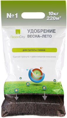 Удобрение ГазонCity Весна-лето № 1