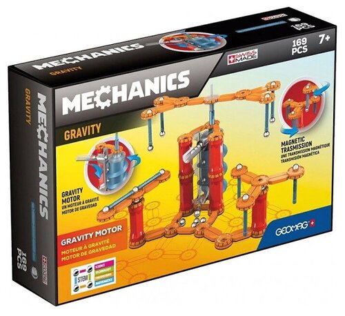 Конструктор GEOMAG Mechanics Gravity 773-169 Гравитационный двигатель, 169 дет.