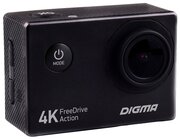 Видеорегистратор Digma FreeDrive Action 4K черный 8Mpix 2160x3840 2160p 140гр.