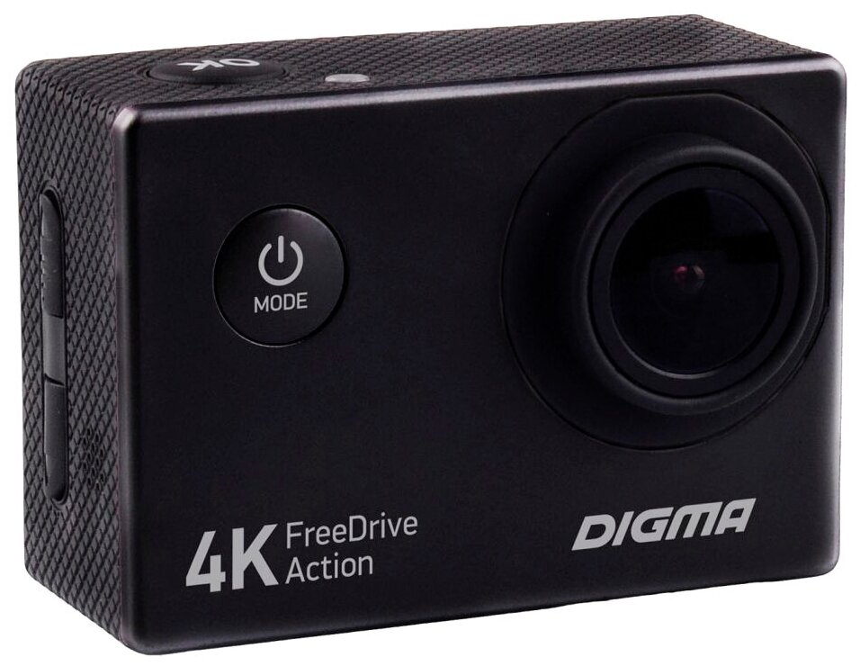 Видеорегистратор DIGMA FreeDrive Action 4K, черный - фотография № 1