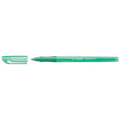 Ручка шариковая STABILO GALAXY 818 F, цвет зеленый, 10шт