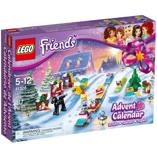 Конструктор LEGO Friends 41326 Рождественский календарь, 217 дет. конструктор lego friends 41690 адвент календарь 370 дет
