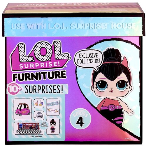фото Игровой набор с куклой lol surprise! furniture b.b. auto shop - автомагазин (серия 4) l.o.l.