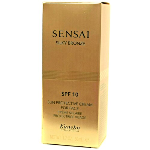 Sensai крем Silky Bronze Sun Protective SPF 10, 50 мл sensai silky bronze natural veil сompact spf 20