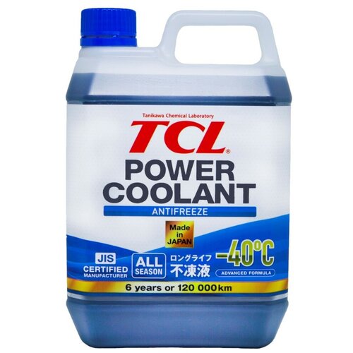 Антифриз TCL POWER COOLANT -40C синий, длительного действия, 2 л PC240B