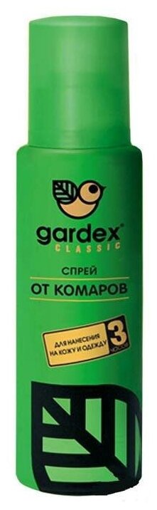 Спрей от комаров Gardex Classic, 100 мл - фото №1