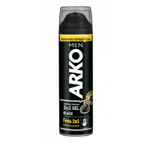 Гель для бритья Arko Men Black ortho hydroxybenzoic acid powder salicylic acid powder