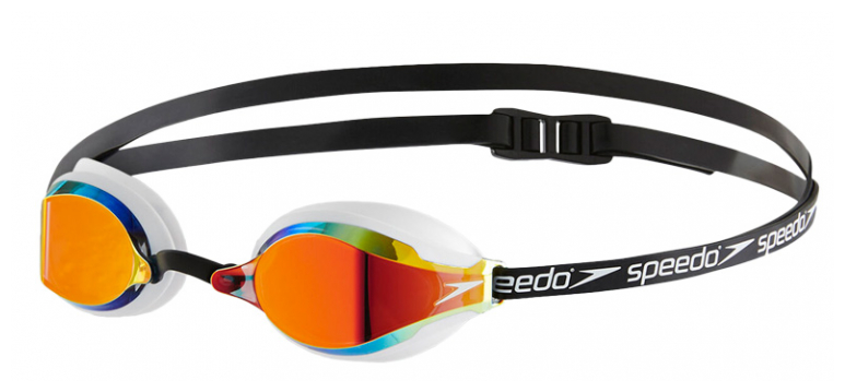 Очки для плавания Speedo Fastskin Speedsocket 2 Mirror, Белый - фото №1