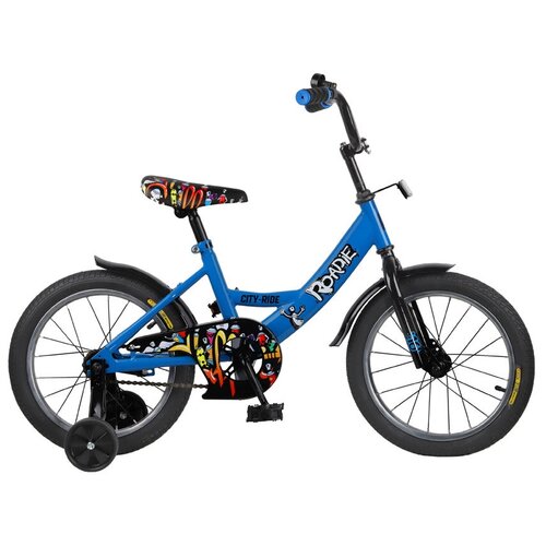 фото Детский велосипед city-ride roadie 16 (cr-b2-0116) синий (требует финальной сборки)