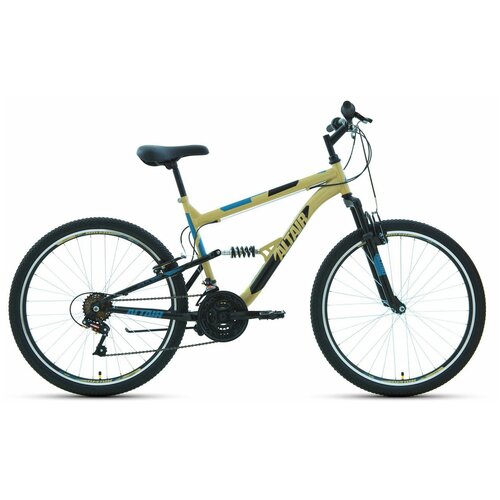 фото Горный (mtb) велосипед altair mtb fs 26 1.0 (2020) черный 16" (требует финальной сборки)