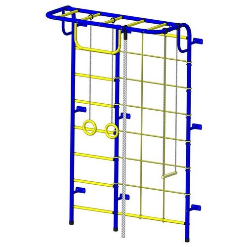 Спортивно-игровой комплекс Пионер С104, синий/желтый спортивно игровой комплекс пионер с4л синий желтый