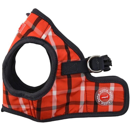 Шлейка Puppia Baxter harness B, обхват шеи 28  см, красный, S