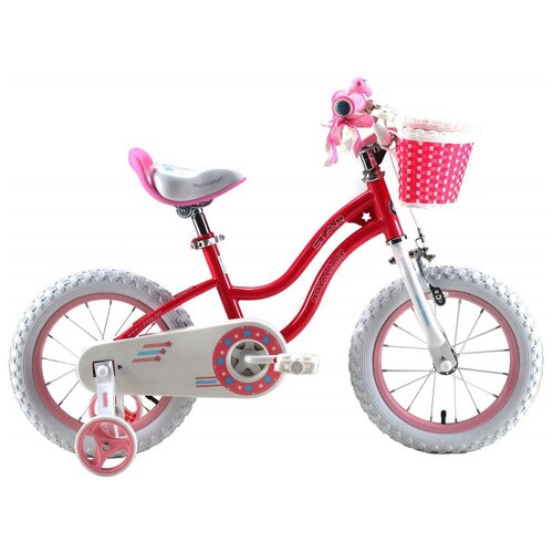 фото Детский велосипед royal baby rb16g-1 stargirl steel 16 малиновый (требует финальной сборки)