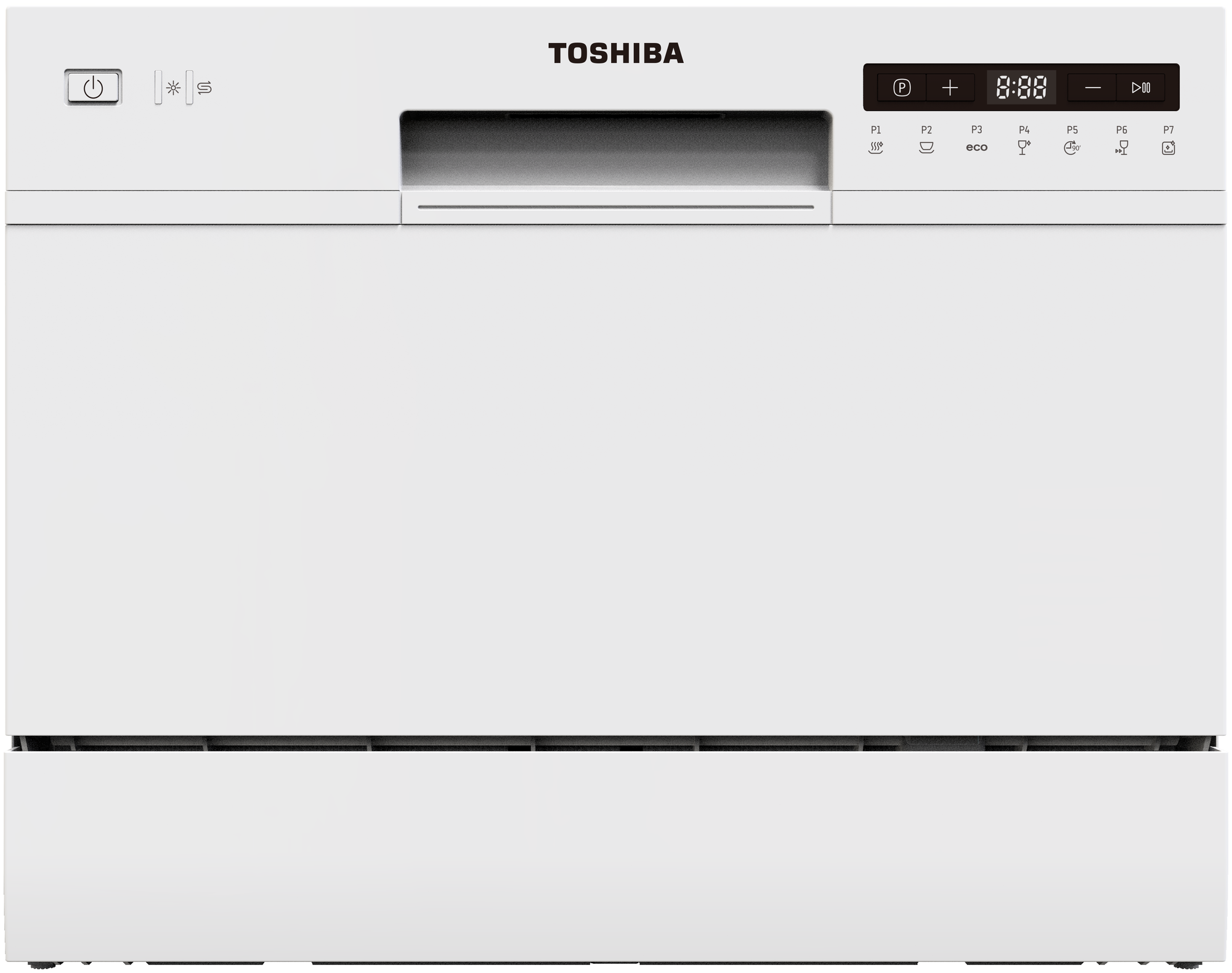 Компактная посудомоечная машина Toshiba DW-06T1(W), белый