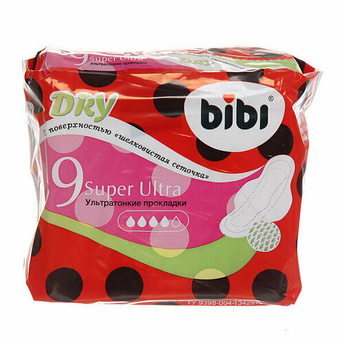 Прокладки женские BiBi Super Ultra Dry 8шт