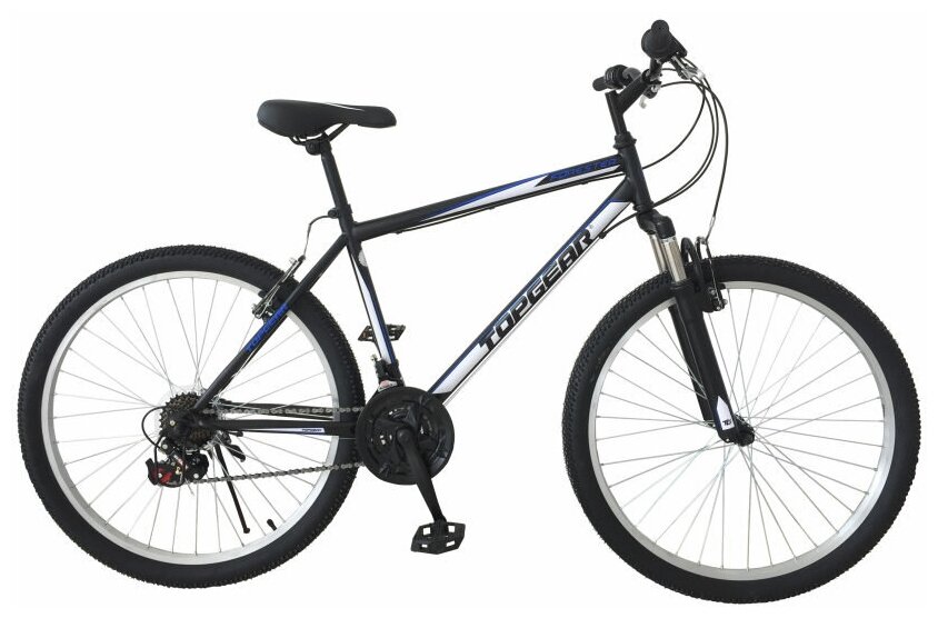 Горный (MTB) велосипед Top Gear Forester 26 (ВН26430) черный 18" (требует финальной сборки)