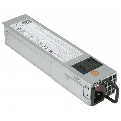 Блок питания Supermicro PWS-606P-1R 600W серый OEM