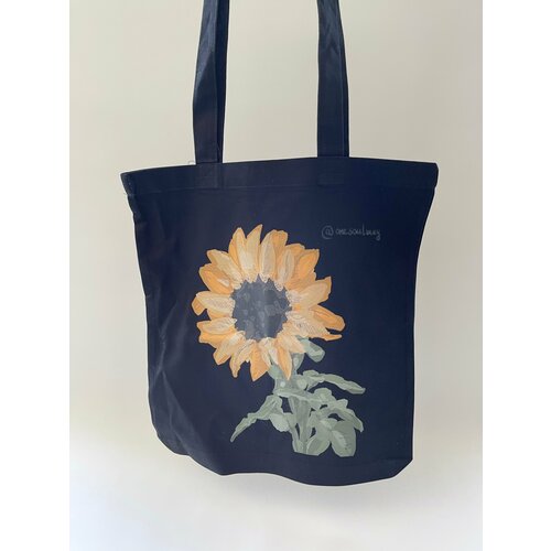 фото Сумка шоппер onesoulmay 22, фактура гладкая, черный, желтый