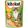 Фото #17 Влажный корм для кошек Kitekat курица (кусочки в соусе)