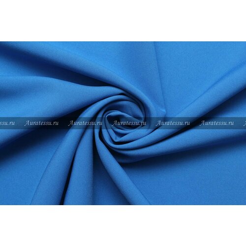 Ткань костюмная стрейч светло-синяя, 280 г/пм, ш146см, 0,5 м