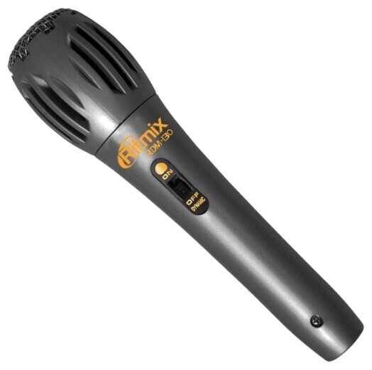 Микрофон динамический проводной Ritmix 130 черный