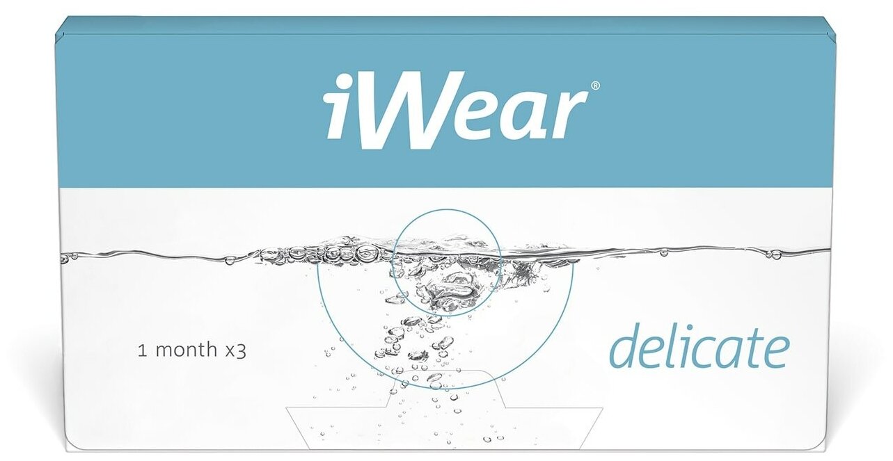 Контактные линзы iWear delicate (3 линзы) R 8.6 D -5.75