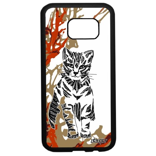 фото Чехол на телефон galaxy s7, "кот" cat маленький utaupia