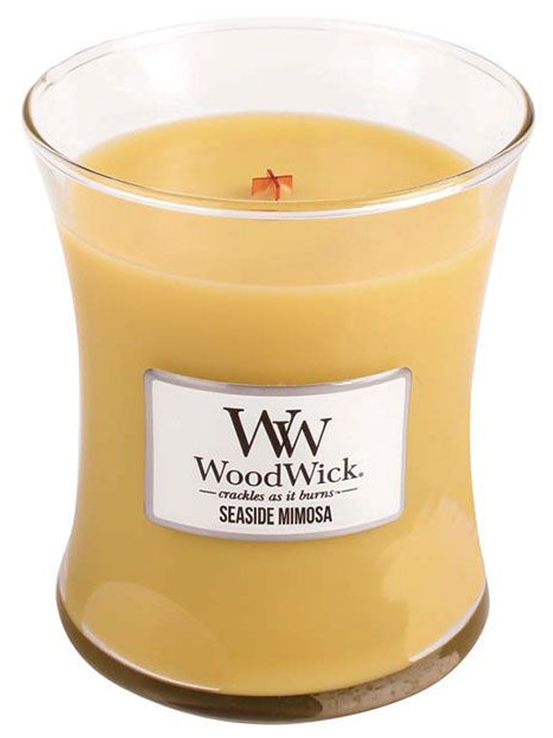 Woodwick/ Свеча средняя Прибрежная мимоза 275гр.