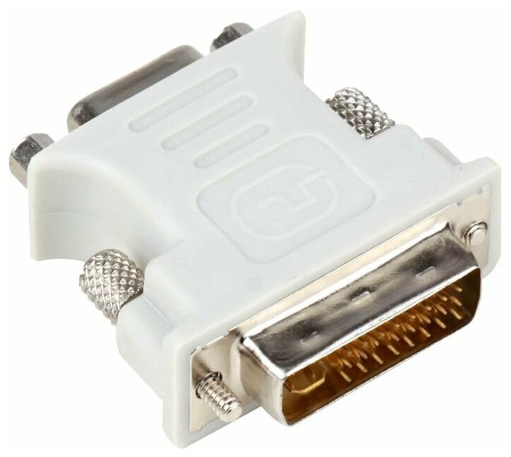 Переходник/адаптер Aopen DVI-I - VGA (ACA301), 0.02 м, белый