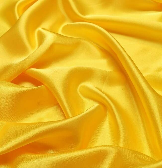 фото Комплект наволочек 70*70 см (2 шт.), сатин ГОСТ однотонный, на молнии (Ярко-желтый)