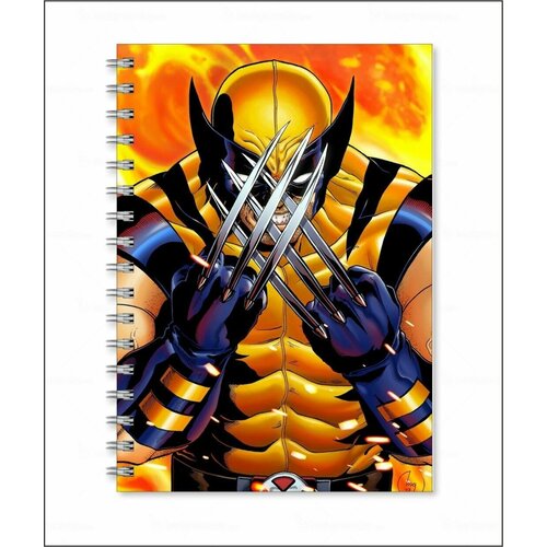 Тетрадь Росомаха - Wolverine № 9 рюкзак росомаха wolverine черный 4