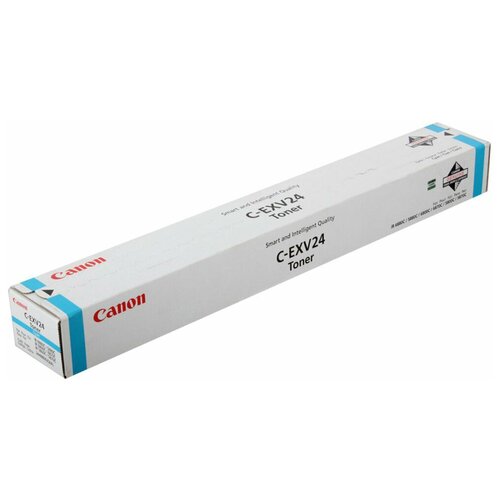 Картридж Canon C-EXV24 C (2448B002), 9500 стр, голубой canon 054 cyan тонер