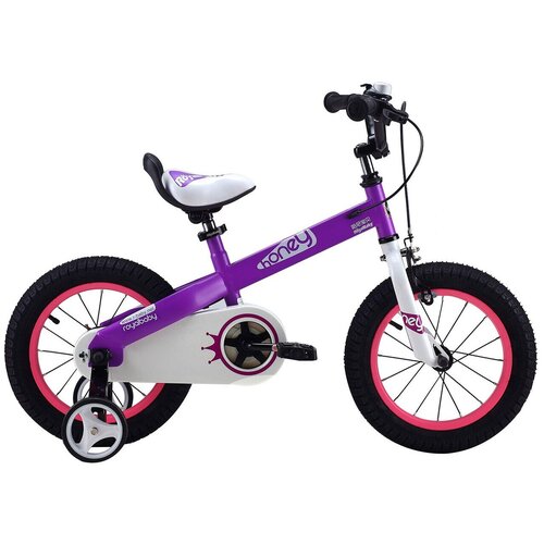фото Детский велосипед royal baby rb18-15 honey steel 18 фиолетовый (требует финальной сборки)