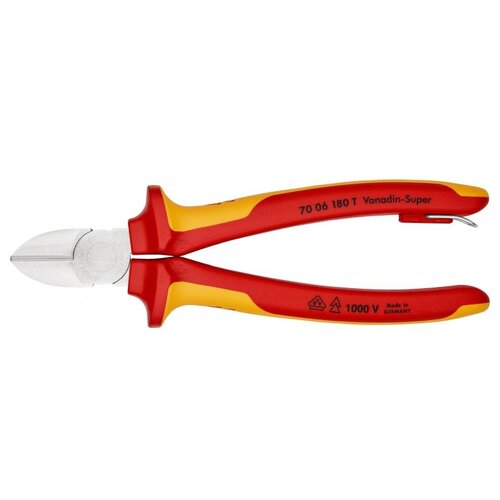 Бокорезы Knipex 70 06 180 T 180 мм красный/желтый