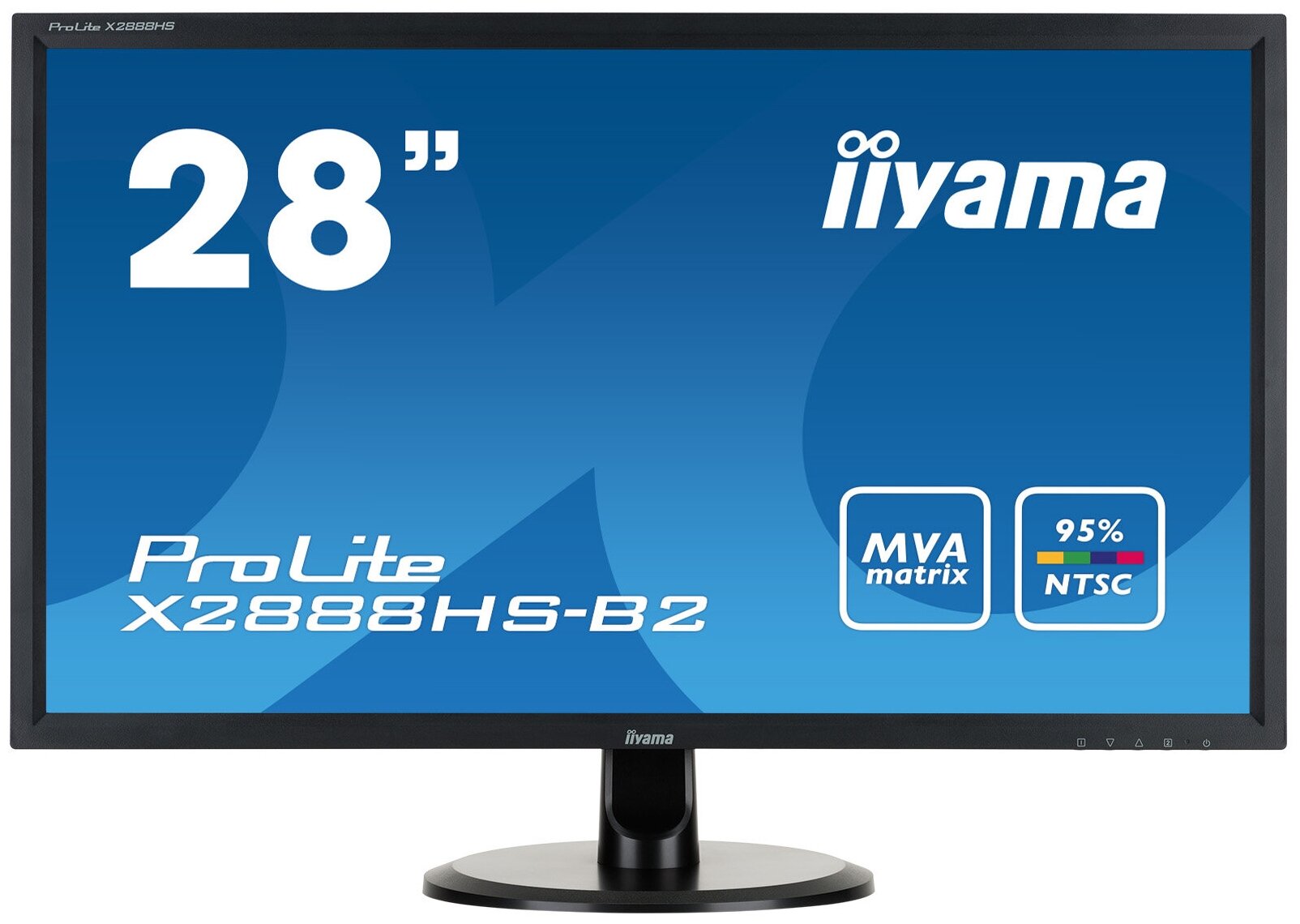 " Iiyama 28"" ProLite X2888HS-B2  VA LED 5ms 16:9 DVI HDMI DisplayPort ( )"