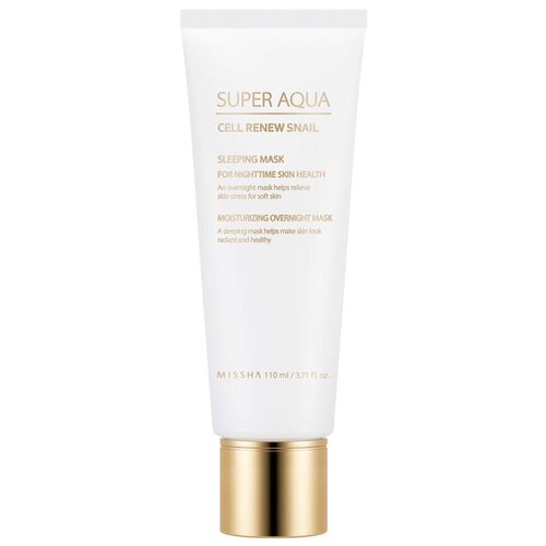 Missha маска Super Aqua Cell Renew Snail Sleeping, 110 мл