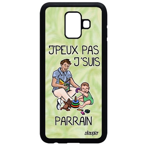 фото Чехол для телефона samsung galaxy a6 2018, "не могу - стал крестным!" шутка повод utaupia