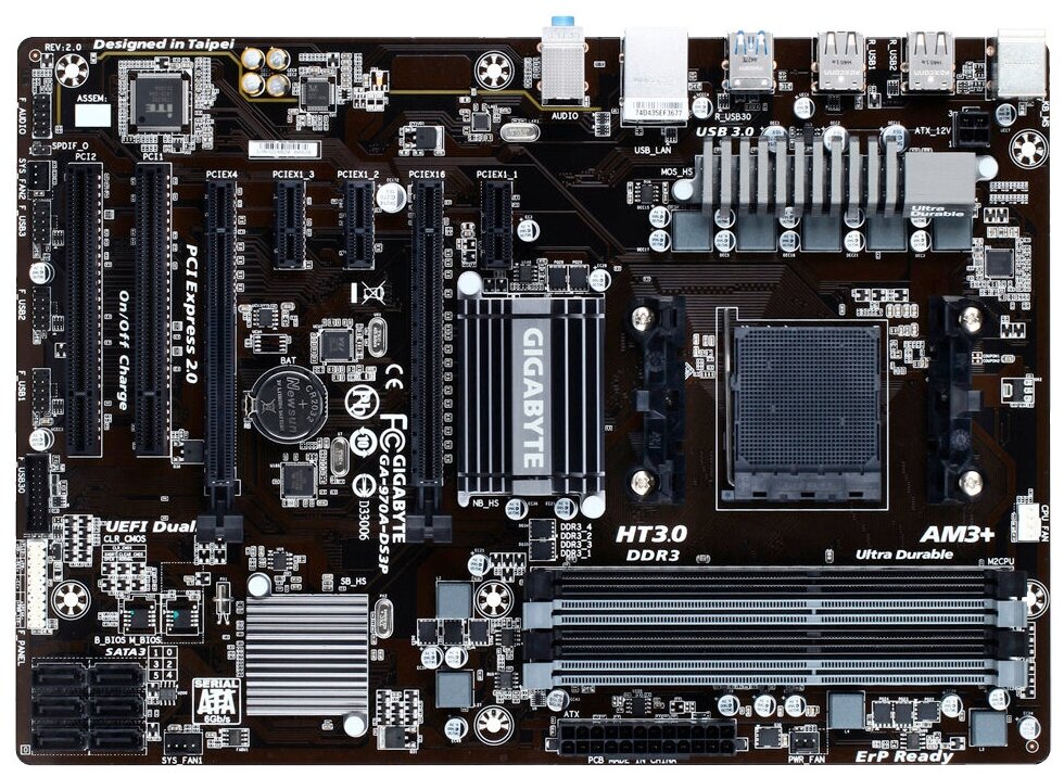 Материнская плата GIGABYTE GA-970A-DS3P (rev. 2.x)