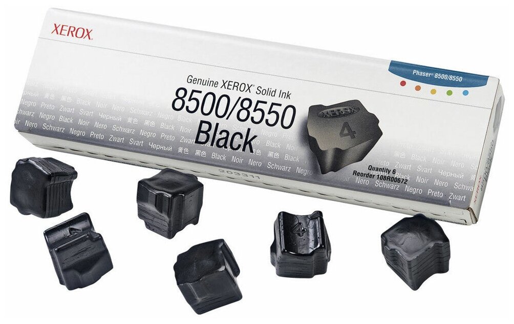 Тонер-картридж черный (black) XEROX 108R00672 для Ph 8500/8550