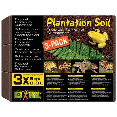 Грунт Exo Terra Plantation Soil 3 x 8.8 л