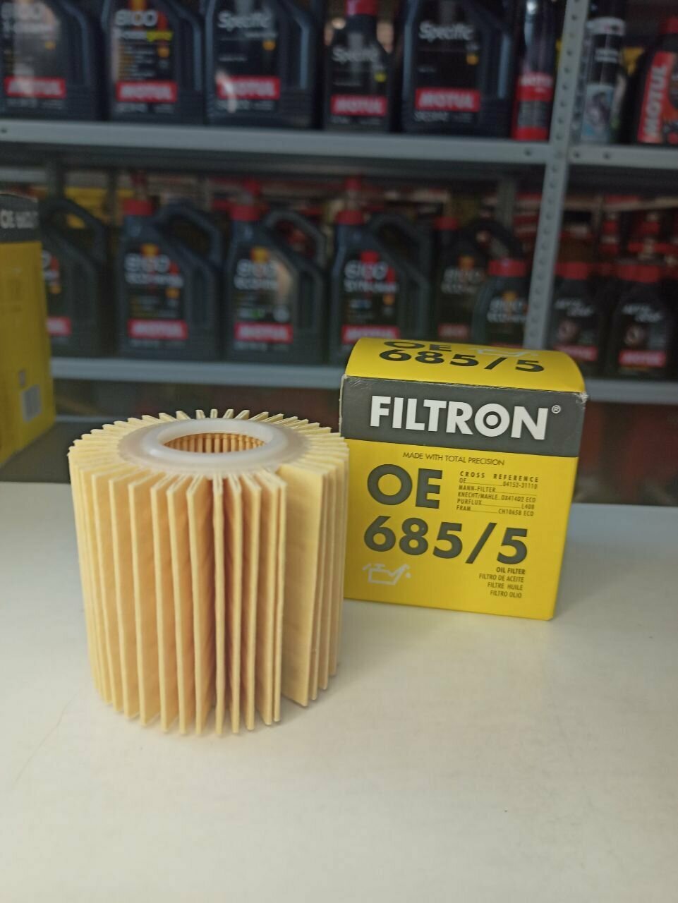 Фильтр масляный Filtron OE685/5 - фотография № 9