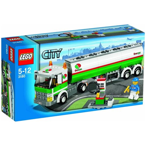 Конструктор LEGO City 3180 Заправочный грузовик, 222 дет. lego конструктор lego city 40177 палатка в джунглях