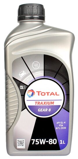 Трансмиссионное масло TOTAL Transmission Gear 8 75W80 1 л