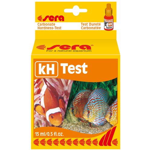 Sera kH-Test тесты для аквариумной воды, 15 мл тест tetra test kh для определения уровня карбонатной жесткости в пресноводных и морских аквариумах