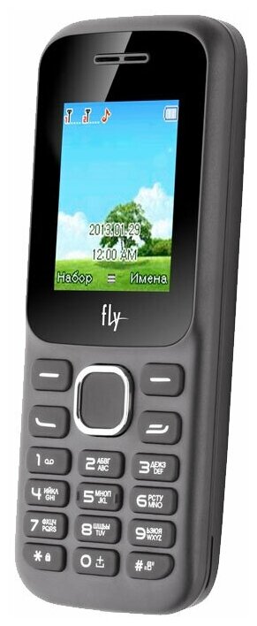 Телефон Fly FF178, 2 SIM, черный